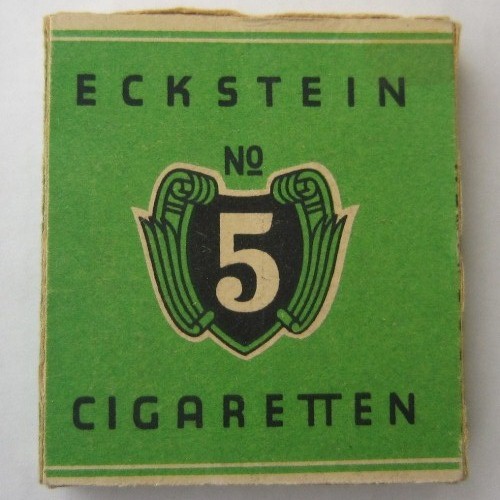 German WW2 Eckstein No.5 cigarette package