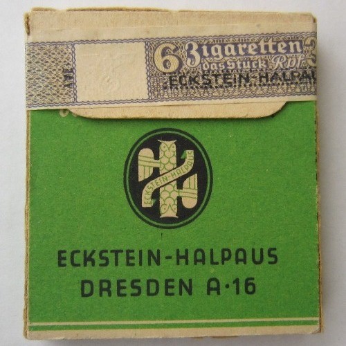 German WW2 Eckstein No.5 cigarette package