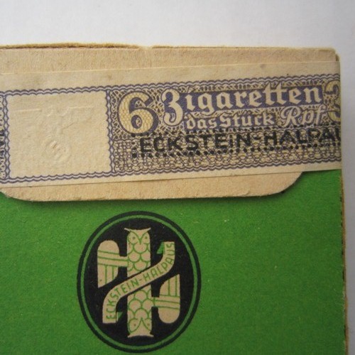 German WW2 Eckstein No.5 cigarette package