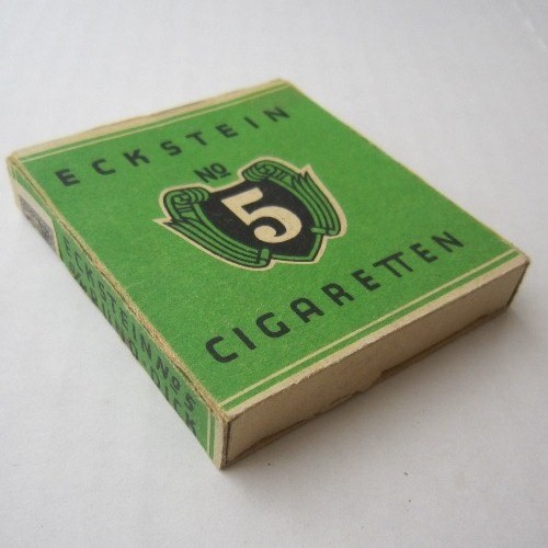 German WW2 Eckstein No.5 cigarette package
