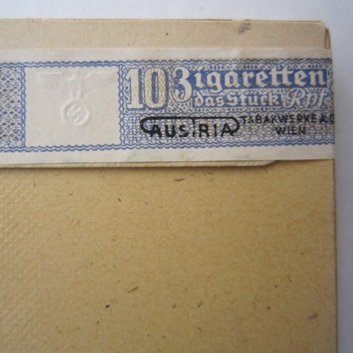 German WW2 Regie 4 10 cigarettes package