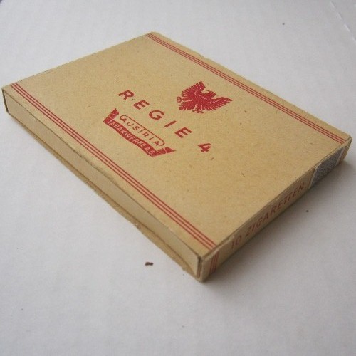 German WW2 Regie 4 10 cigarettes package