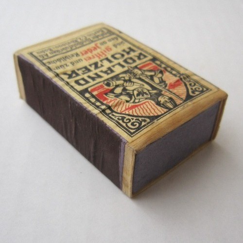 German WW2 match box Roland Holzer