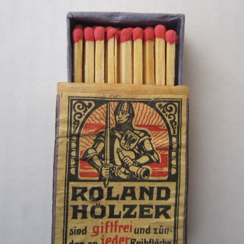 German WW2 match box Roland Holzer