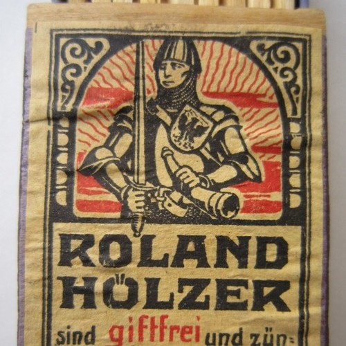 German WW2 match box Roland Holzer
