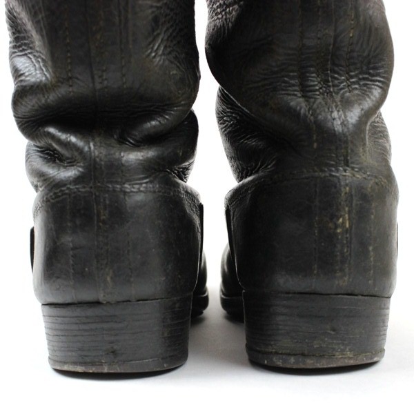 EM/ NCOs black leather marching boots