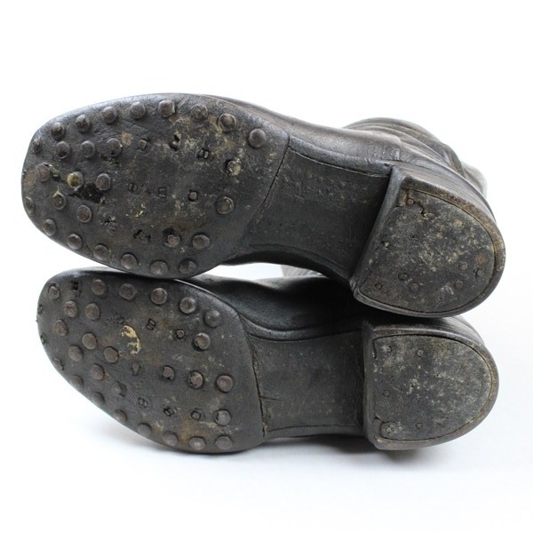 EM/ NCOs black leather marching boots