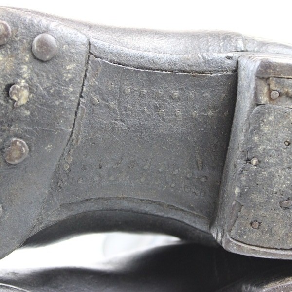 EM/ NCOs black leather marching boots