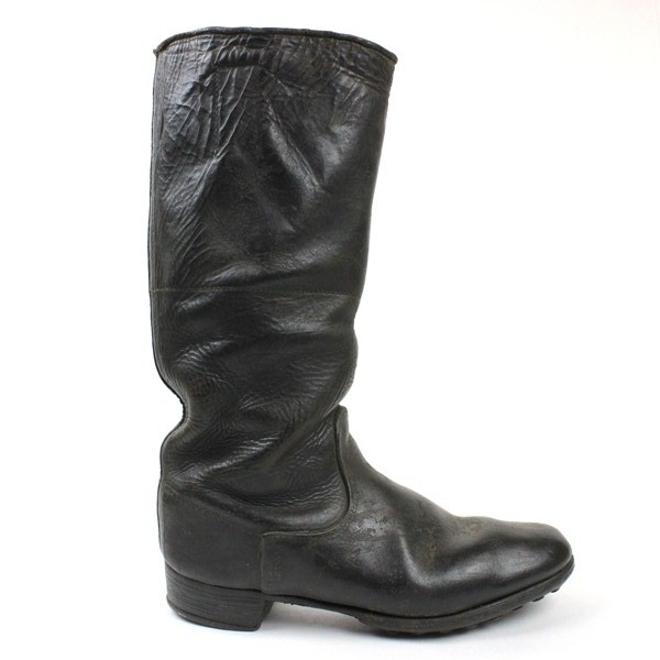 EM/ NCOs black leather marching boots