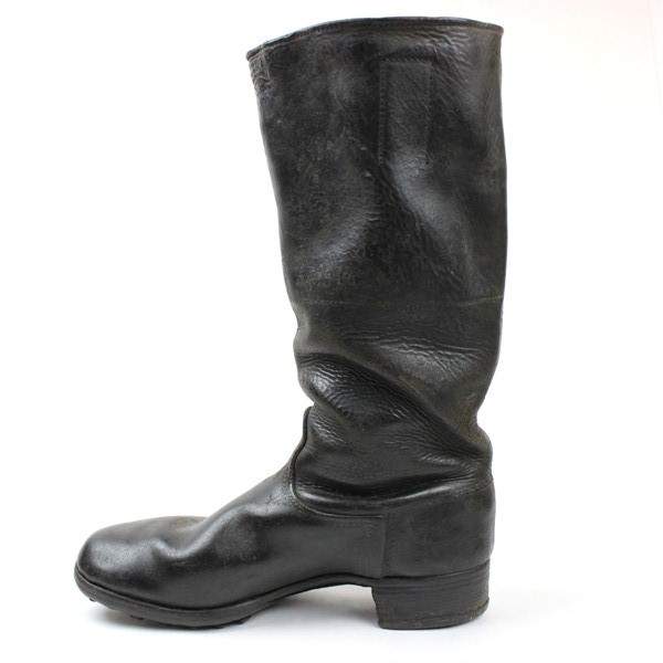 EM/ NCOs black leather marching boots