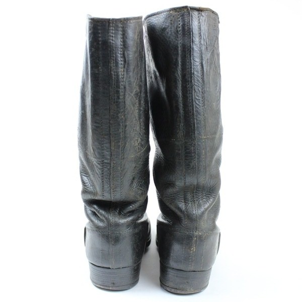 EM/ NCOs black leather marching boots