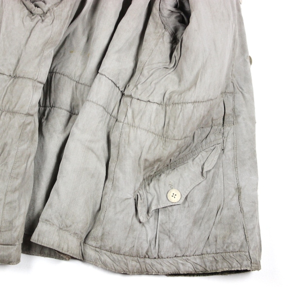 Oak-leaf camouflage reversible winter parka