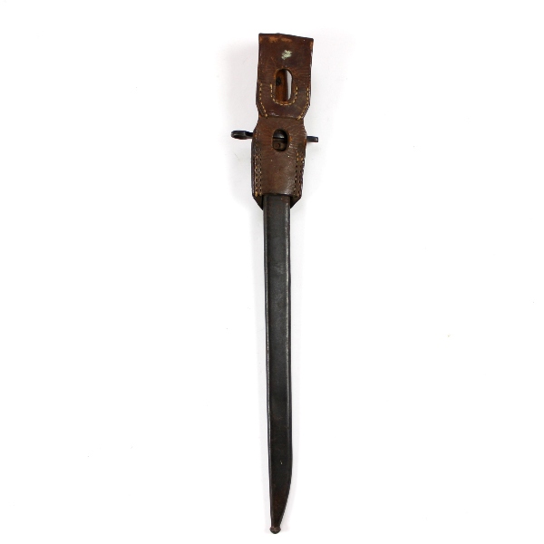 Type 30 training bayonet w/ scabbard and leather frog