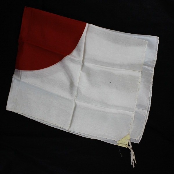 Japanese national / good luck flag - Silk construction - 35x28