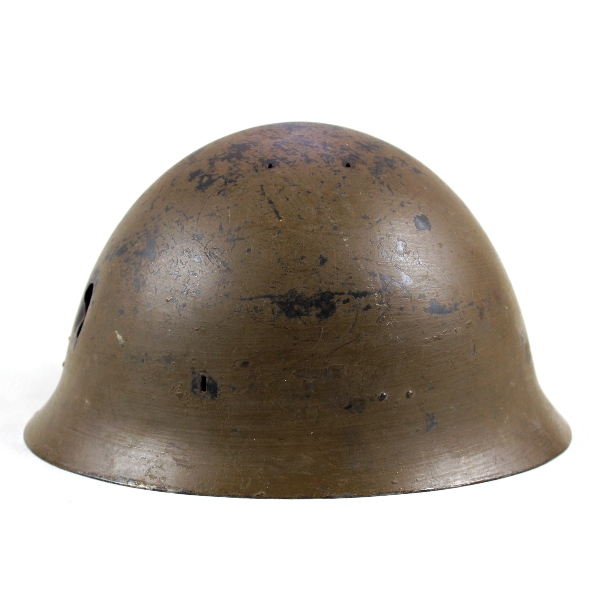 IJN / Naval landing forces type 90 helmet w/ bullet hole