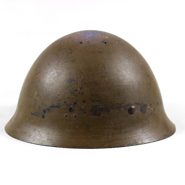 IJN / Naval landing forces type 90 helmet w/ bullet hole