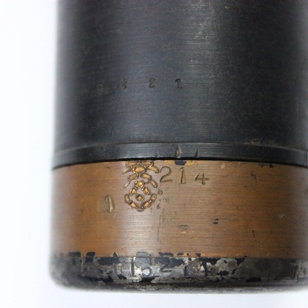 Type 89  grenade / mortar round w/ cap and US Army tag - inert