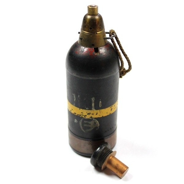 Type 89  grenade / mortar round w/ cap and copper insert