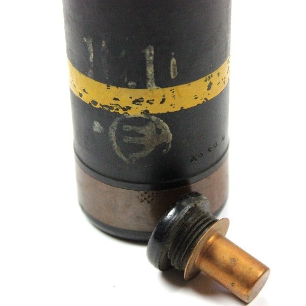 Type 89  grenade / mortar round w/ cap and copper insert