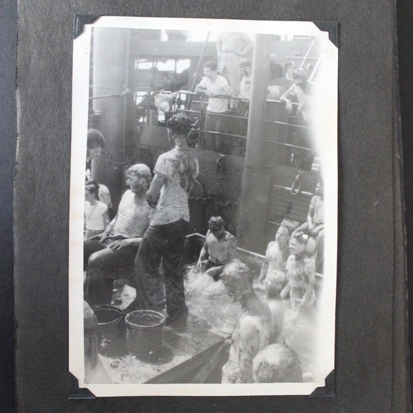 USS Sevier (APA-233) photo album / pennant / Document lot / Misc.