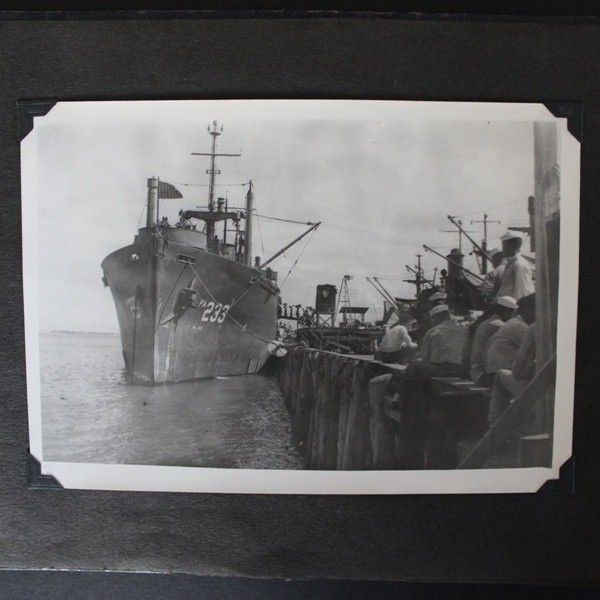 USS Sevier (APA-233) photo album / pennant / Document lot / Misc.