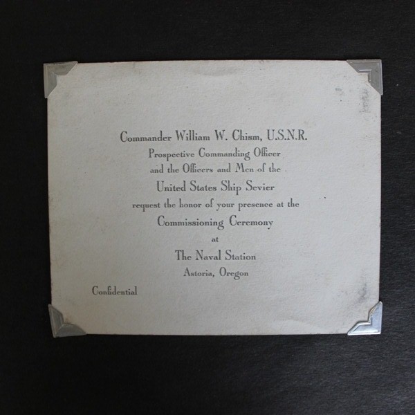USS Sevier (APA-233) photo album / pennant / Document lot / Misc.
