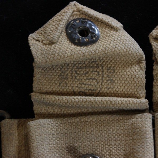 US Army M1910 US army dismounted rifle cartridge belt - Russell