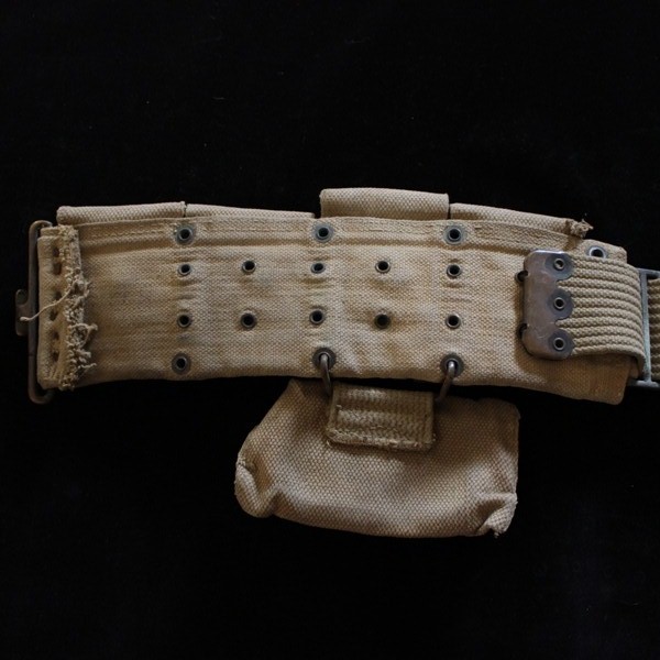 US Army M1910 US army dismounted rifle cartridge belt - Russell