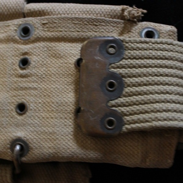 US Army M1910 US army dismounted rifle cartridge belt - Russell