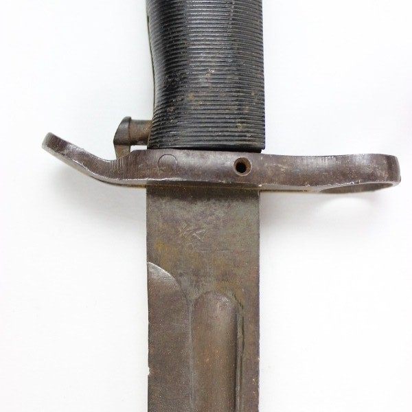 M1 Garand bayonet w/ camouflaged scabbard