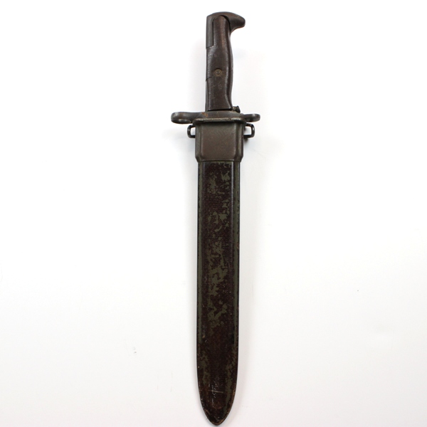 M1905 M1 Garand bayonet w/ cut down 10” blade and spear point - UFH / Utica Cutlery 1942