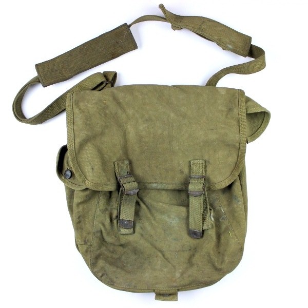 WWI British Made US Army Officers Musette Bag