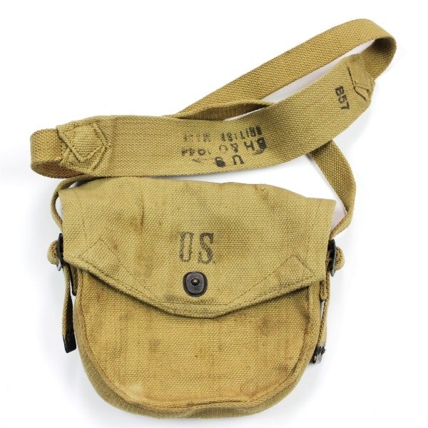 Scarce Thompson SMG drum magazine pouch - British Made