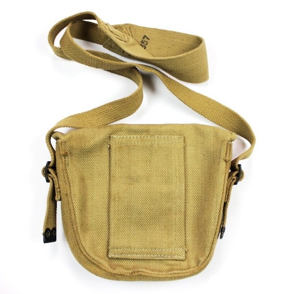 Scarce Thompson SMG drum magazine pouch - British Made