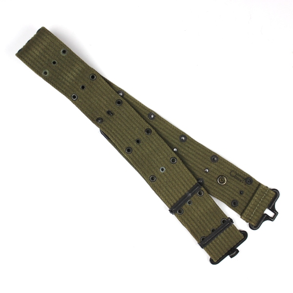 M1936 OD7 cotton webbing pistol belt - NASCO 1944