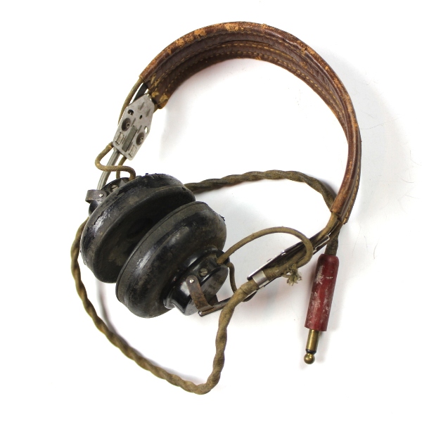 USAAF Type HB7 radio headset w/ ANB-H-1 receivers