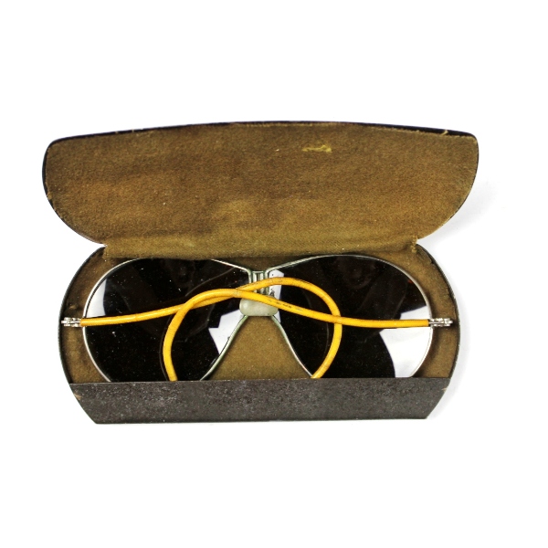 USAAF folding sunglasses w/ case