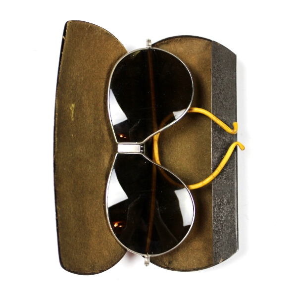 USAAF folding sunglasses w/ case