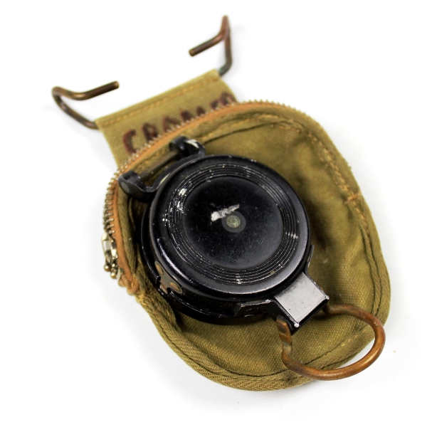 W. & L. E. Gurley lensatic compass w/ rare pouch