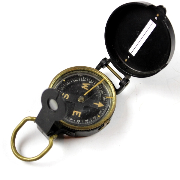 US Army Superior Magneto Corp. lensatic compass 