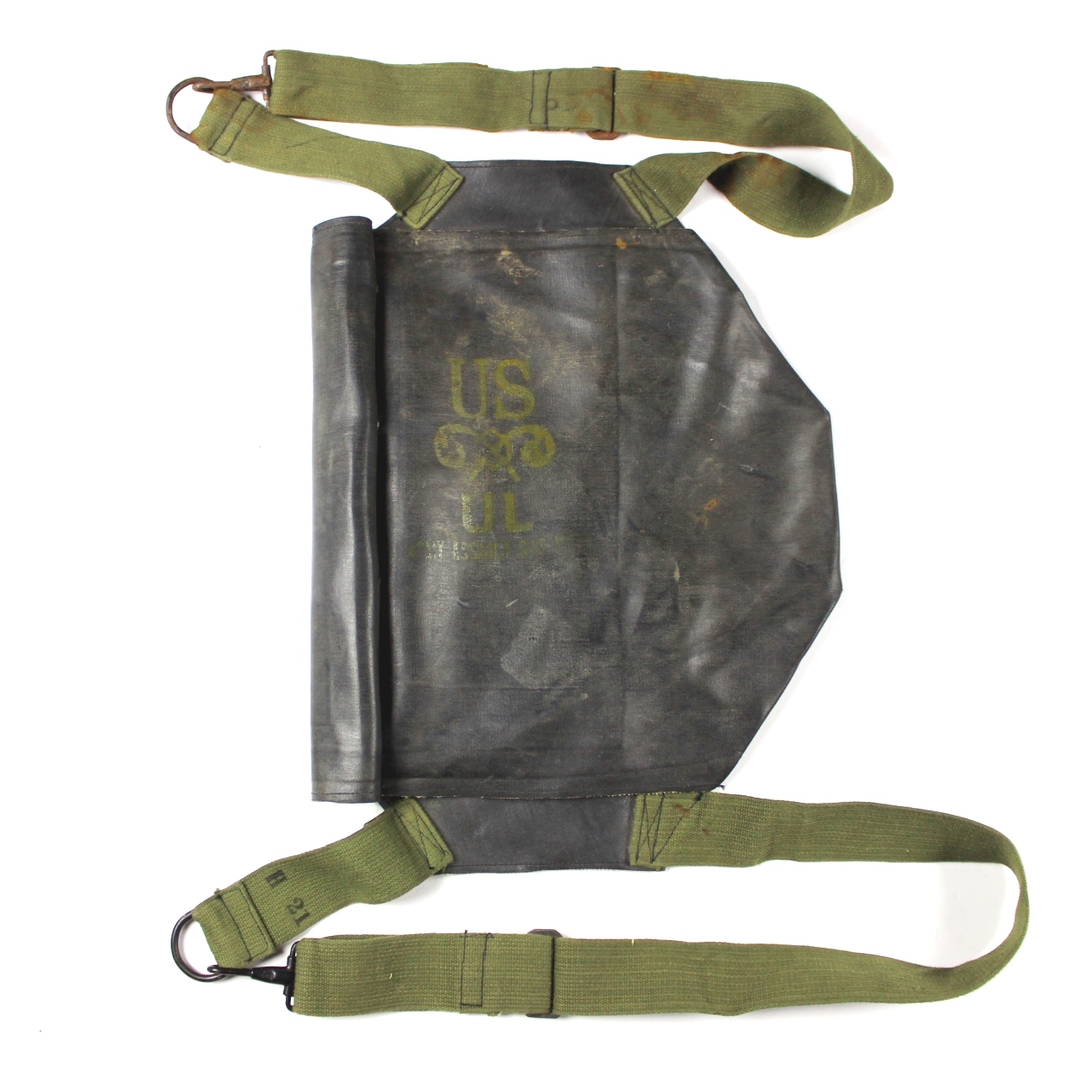 Scarce M7 'D-Day' assault gasmask bag