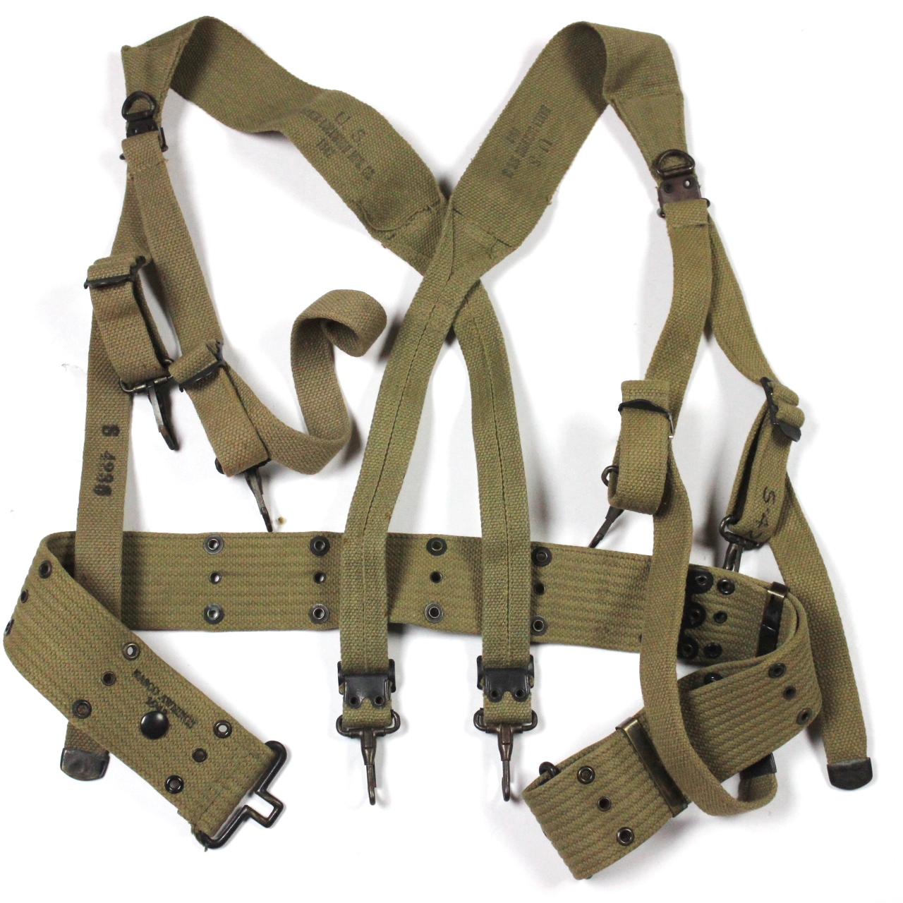 M1936 Pistol belt and suspenders set