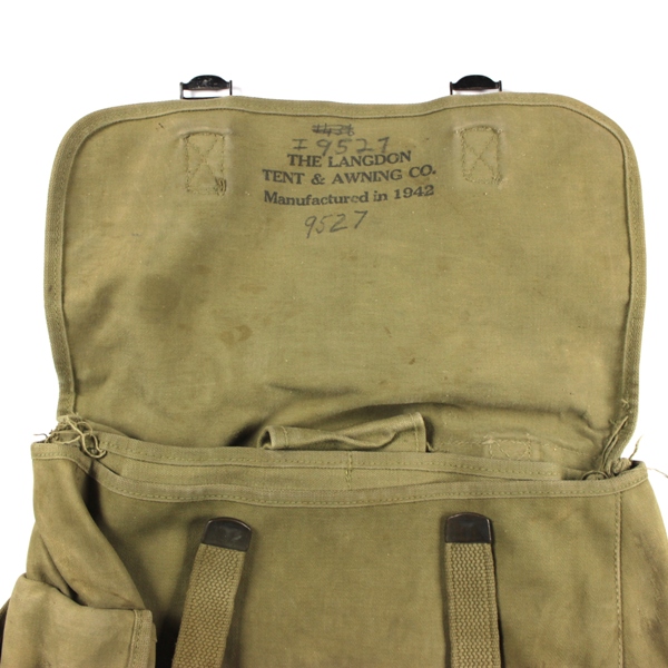 M1936 musette field bag - Langdon Tent & Awning Co. 1942