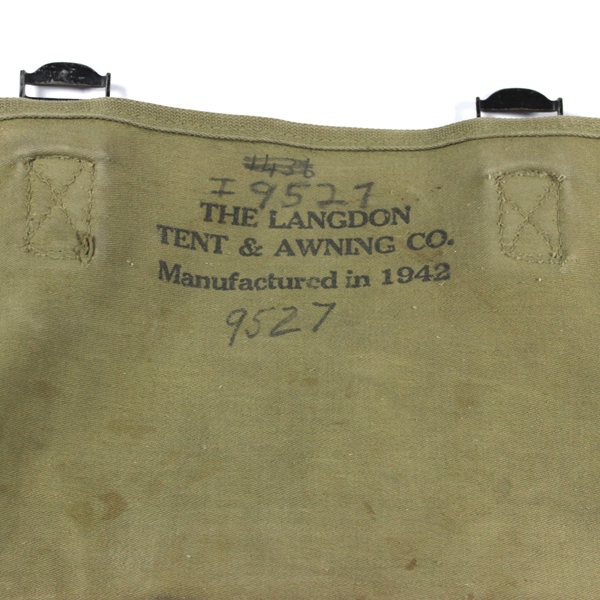 M1936 musette field bag - Langdon Tent & Awning Co. 1942