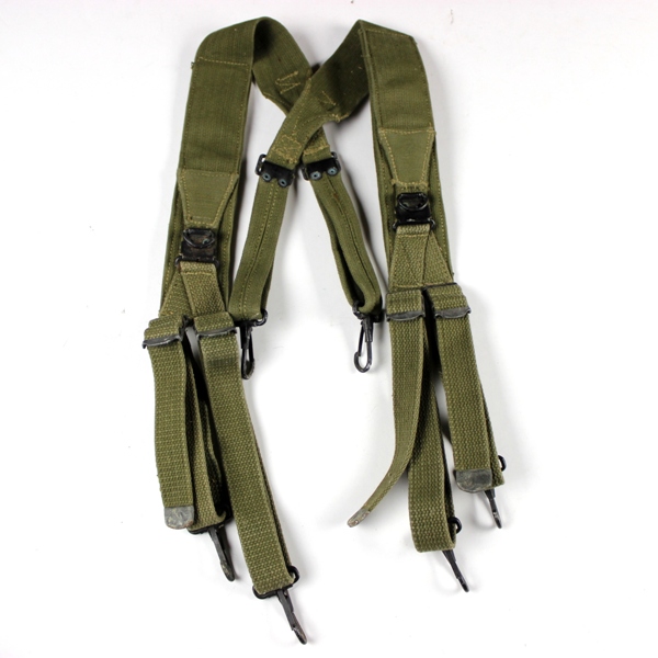 M1936 OD7 field suspenders - 1944/45 pattern 