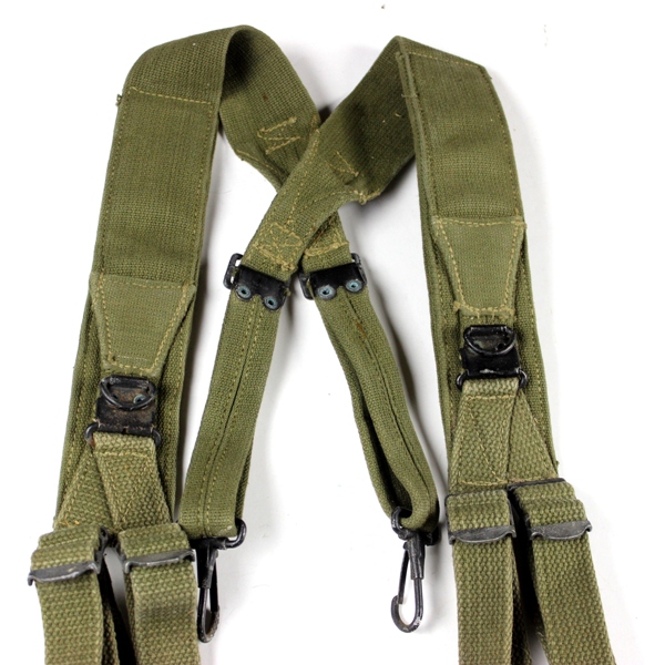 M1936 OD7 field suspenders - 1944/45 pattern 