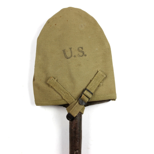 M1910 T-handle shovel w/ 1942 dated cover