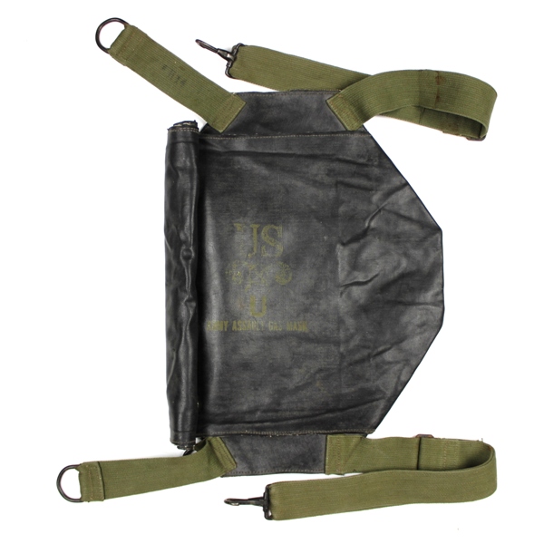 M7 assault gas mask rubberized bag