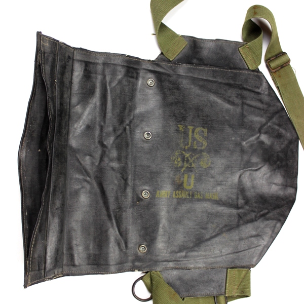 M7 assault gas mask rubberized bag