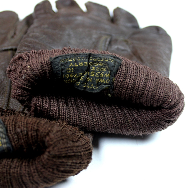 USAAF A-10 leather flight gloves - Size 10